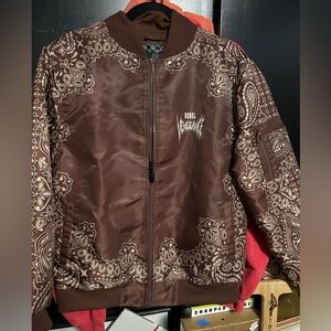 Rebels Chocolate Embroidered Jacket